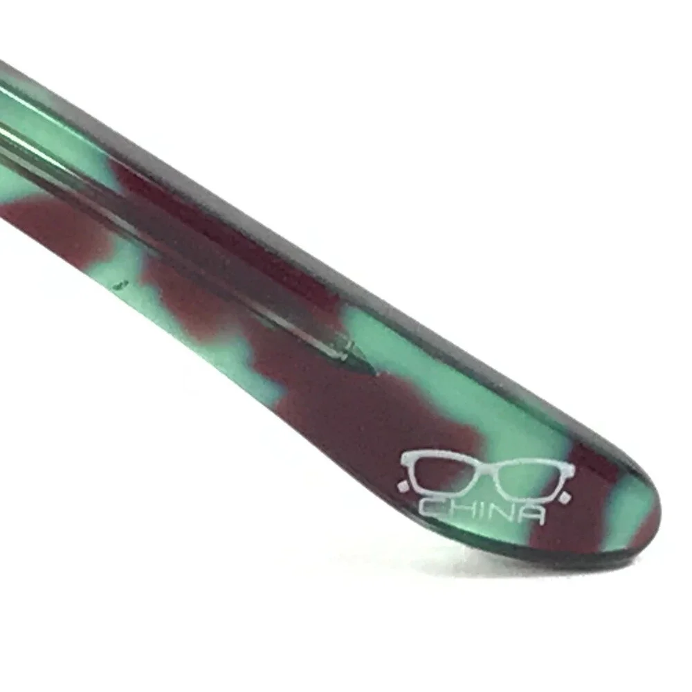 Adin Thomas Eyeglasses Frames AT-254 C2 Brown Green Tortoise Cat Eye 52-16-138